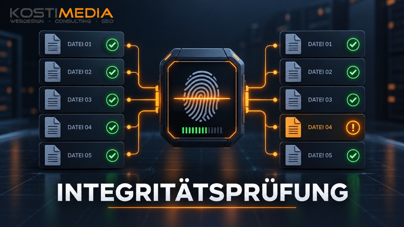 Integritätsprüfung von WordPress- und Plugin-Dateien