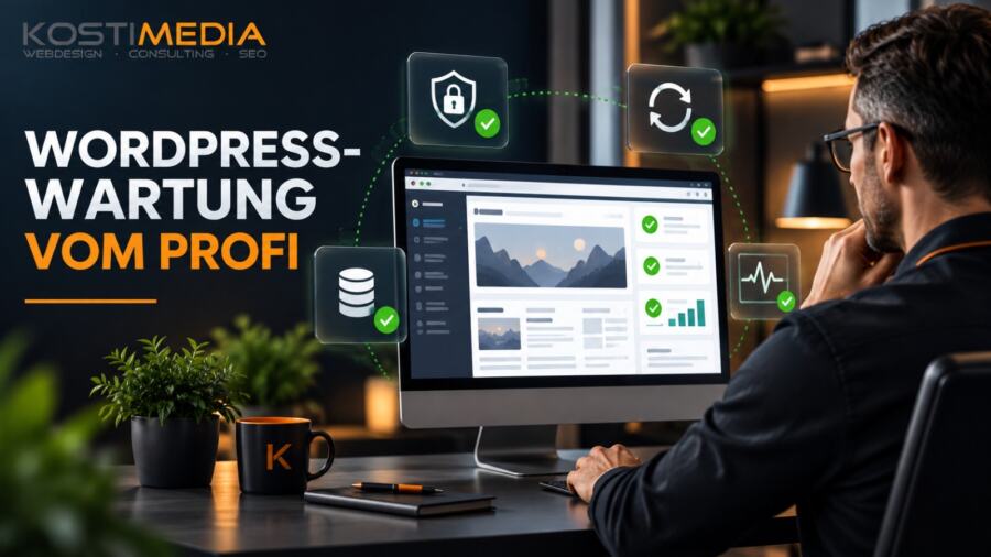 WordPress technische Betreuung I Kostimedia Professionelle technische Betreuung einer WordPress-Website