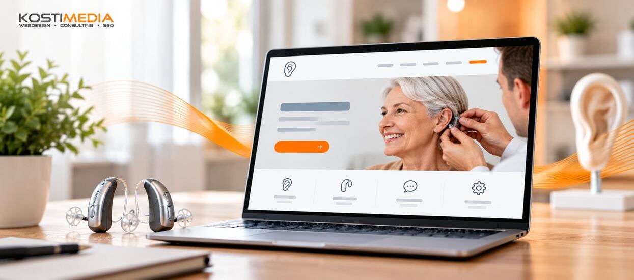 Hörakustiker Website I Kostimedia